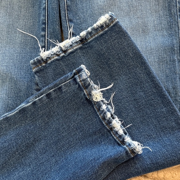 Good American Straight Leg Blue Jeans in Light Indigo Size 4/27 - Picture 5 of 9